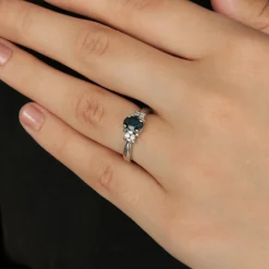 Bague Saphir et Diamants