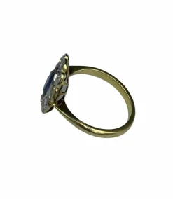 Bague saphir et diamants