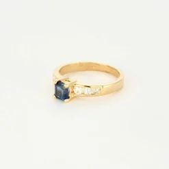 Bague Saphir et Diamants
