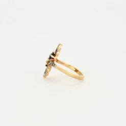 Bague saphir et diamants