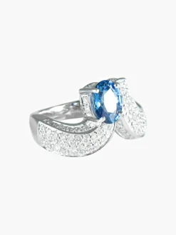 Bague Saphir et Diamants