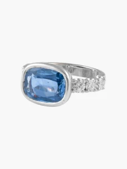 Bague Saphir et Diamants