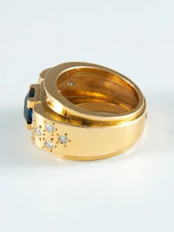 Bague Saphir et Diamants