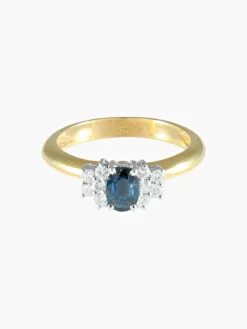 Bague Saphir et Diamants