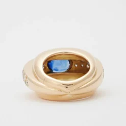Bague saphir et diamants