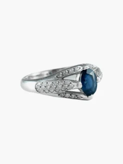 Bague Saphir et Diamants