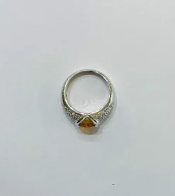 Bague Saphir jaune Ceylan