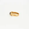Bague saphir marquise diamants