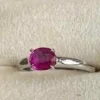 Bague saphir rose de Birmanie