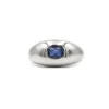 Bague Saphir serti clos