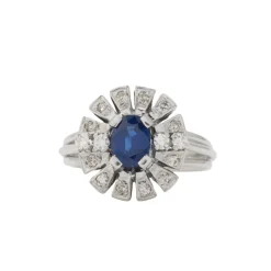 Bague saphir vintage