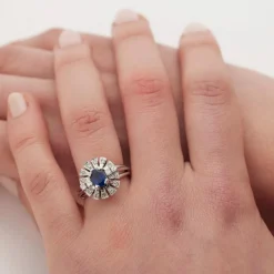 Bague saphir vintage