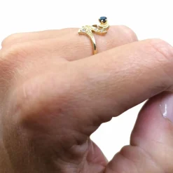 Bague saphir Vintage