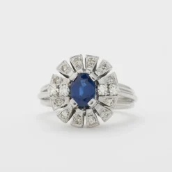 Bague saphir vintage