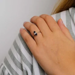 Bague Saphirs Diamants