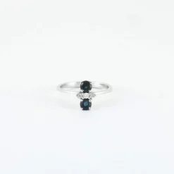 Bague Saphirs Diamants