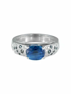 Bague Saphirs et Diamants