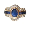 Bague Saphirs Et Diamants