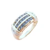 Bague Saphirs et Diamants Or