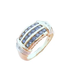Bague Saphirs et Diamants Or