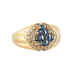 Bague Saphirs et Diamants