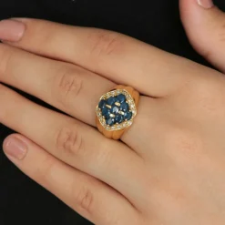 Bague Saphirs et Diamants