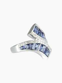 Bague Saphirs et Diamants