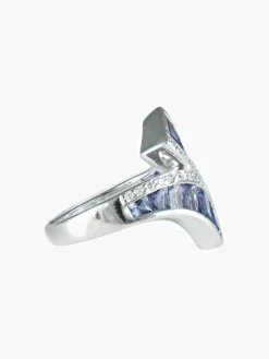 Bague Saphirs et Diamants