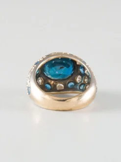 Bague Saphirs et Diamants