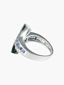 Bague Saphirs et Diamants