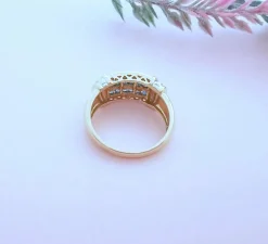 Bague Saphirs et Diamants Or