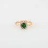 Bague Selim Mouzannar grenat tsavorite & diamants