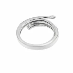 Bague serpent diamants