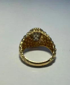 Bague serpent bicolore