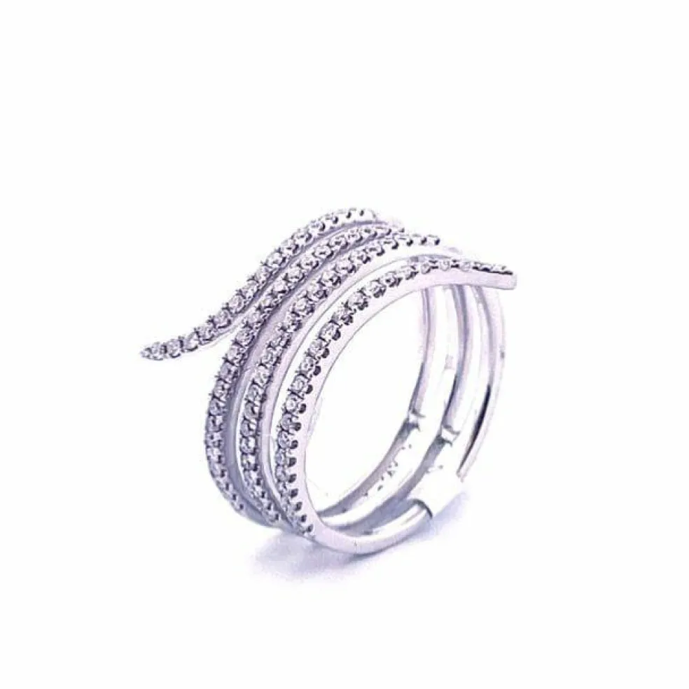 Bague serpent Diamants