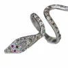 Bague serpent en or blanc et diamants de 1930