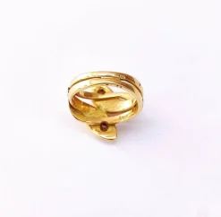 Bague serpent or et diamants