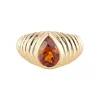 BAGUE "SHYNE" OR & CITRINE