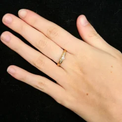 Bague Solitaire 7 diamants