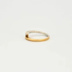 Bague Solitaire 2 ors diamant Entre Nous