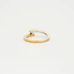 Bague Solitaire 2 ors diamant Entre Nous