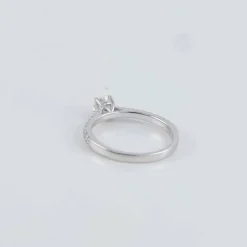 Bague Solitaire accompagné
