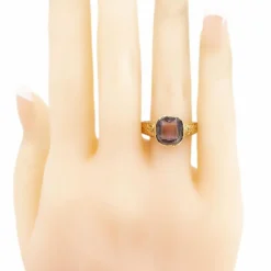 Bague Solitaire Améthyste