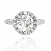 Bague solitaire ancien diamants