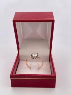 Bague Solitaire ancien Diamants