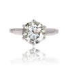 Bague solitaire Art Déco diamant