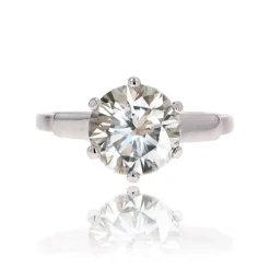 Bague solitaire Art Déco diamant