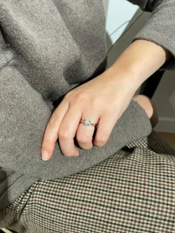 Bague solitaire Art Déco Diamant 0,50ct