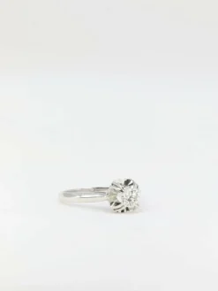 Bague solitaire Art Déco Diamant 0,50ct