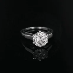 Bague solitaire Art Déco diamant